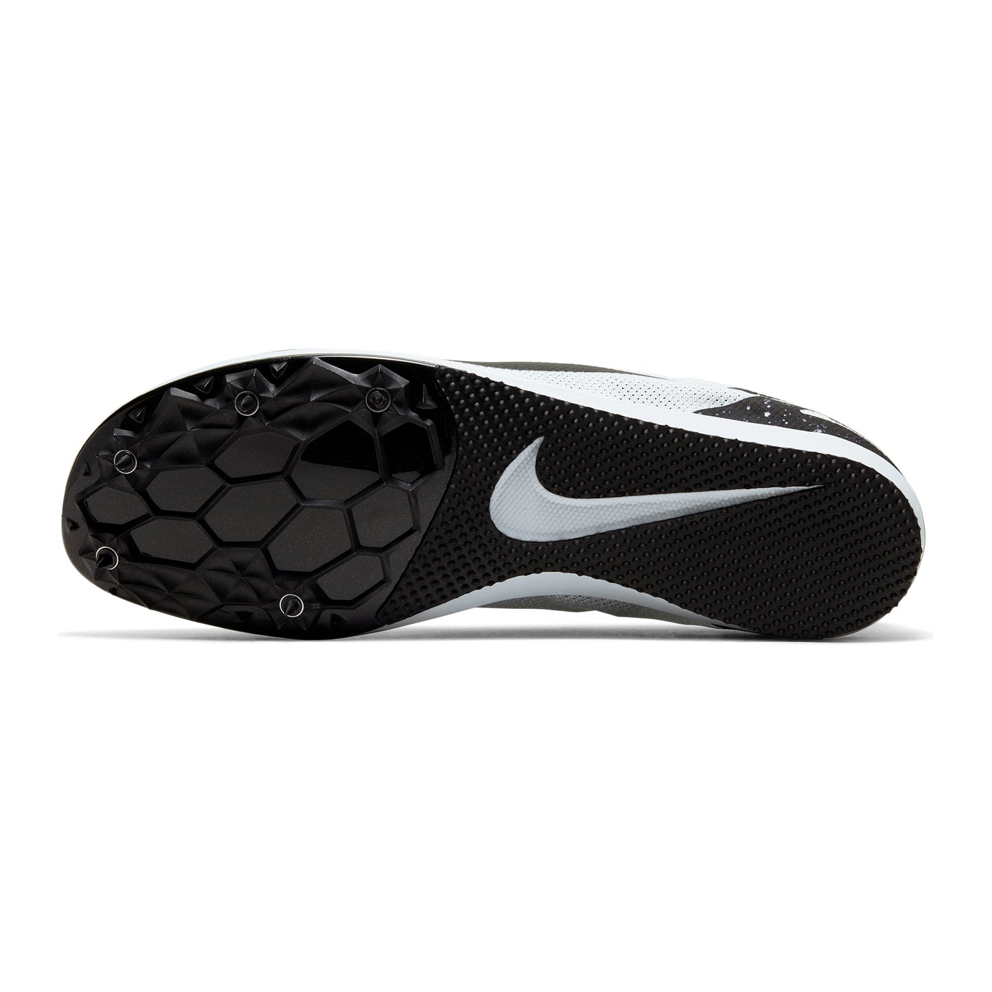 Unisex Zoom Rival D 10 Track Spike - Pure Platinum/Black/Indigo Fog-Regular (D)