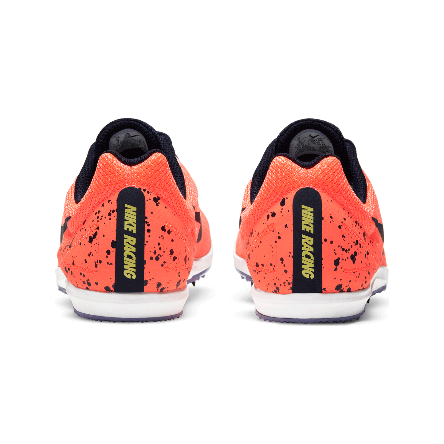 Unisex Zoom Rival D 10 Track Spike - Bright Mango/Blackened Blue/Purple Pulse-Regular (D)
