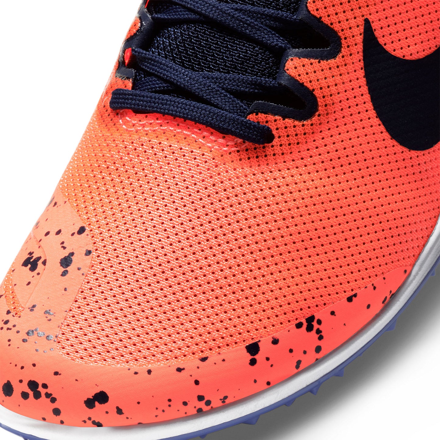 Unisex Zoom Rival D 10 Track Spike - Bright Mango/Blackened Blue/Purple Pulse-Regular (D)