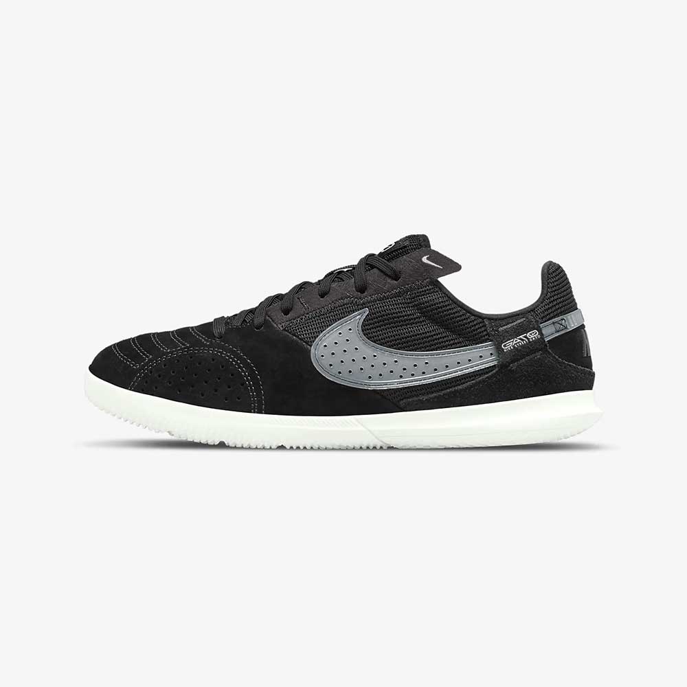 JR Nike Streetgato Soccer Shoe - Black/Summit White