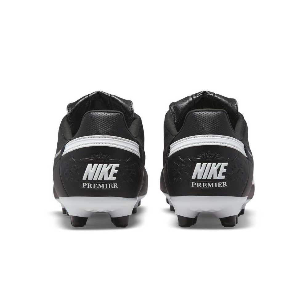 Unisex Premier III FG Soccer Shoe- Black/White