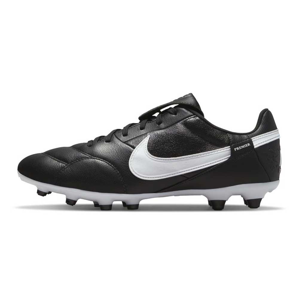 Unisex Premier III FG Soccer Shoe- Black/White