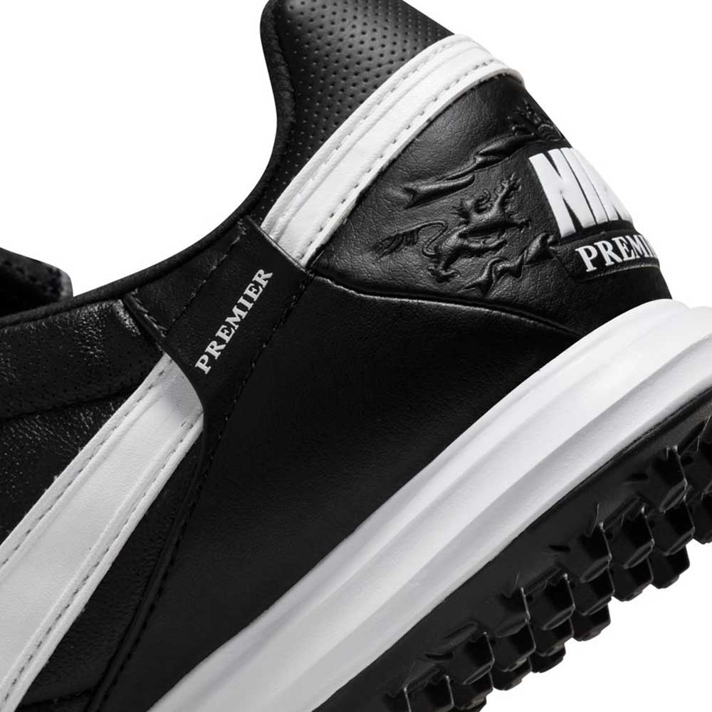 Unisex Premier III TF Soccer Shoe - Black/White