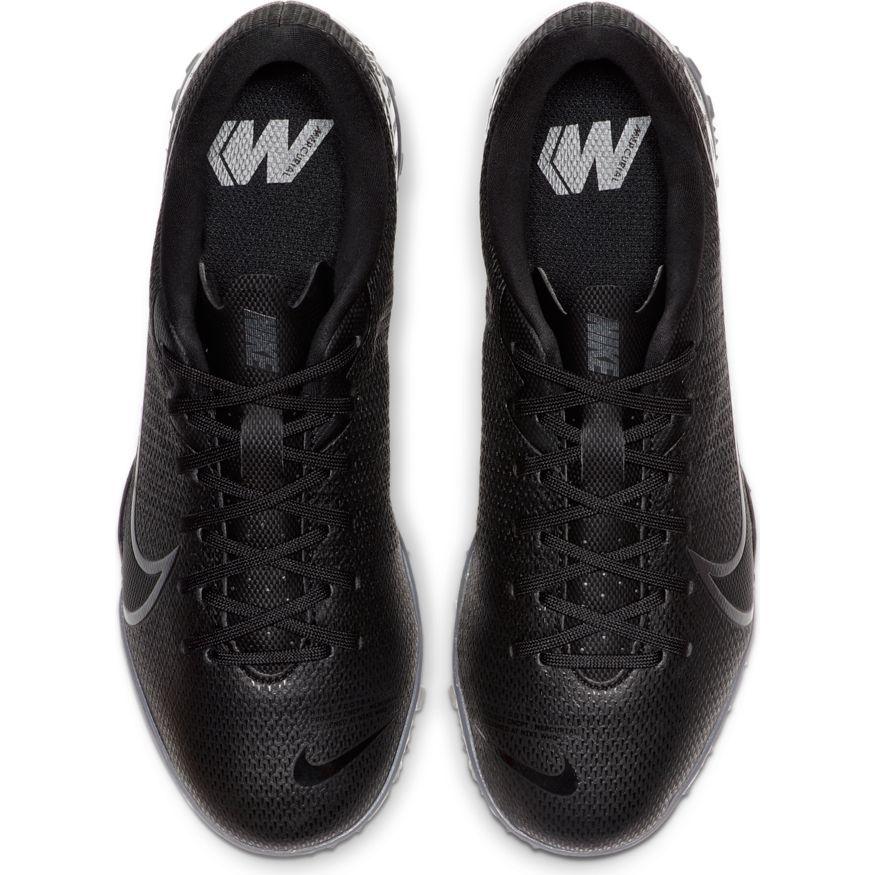 Jr. Mercurial Vapor 13 Academy TF Soccer Cleat - Black/Cool Grey/Metallic Cool Grey