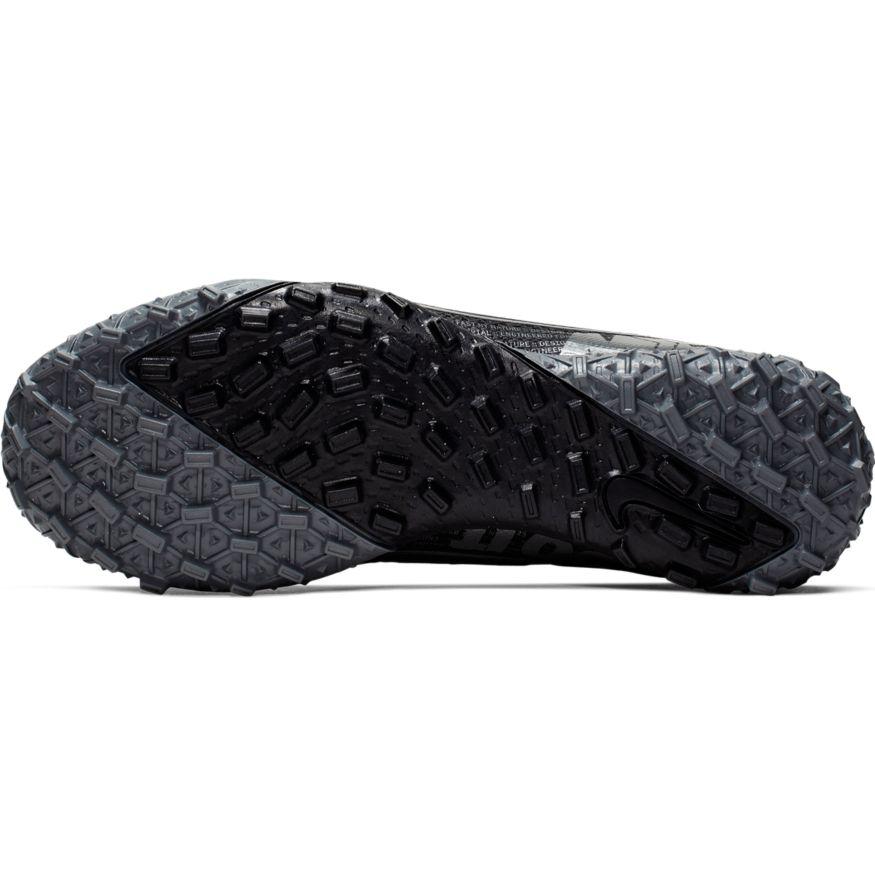 Jr. Mercurial Vapor 13 Academy TF Soccer Cleat - Black/Cool Grey/Metallic Cool Grey