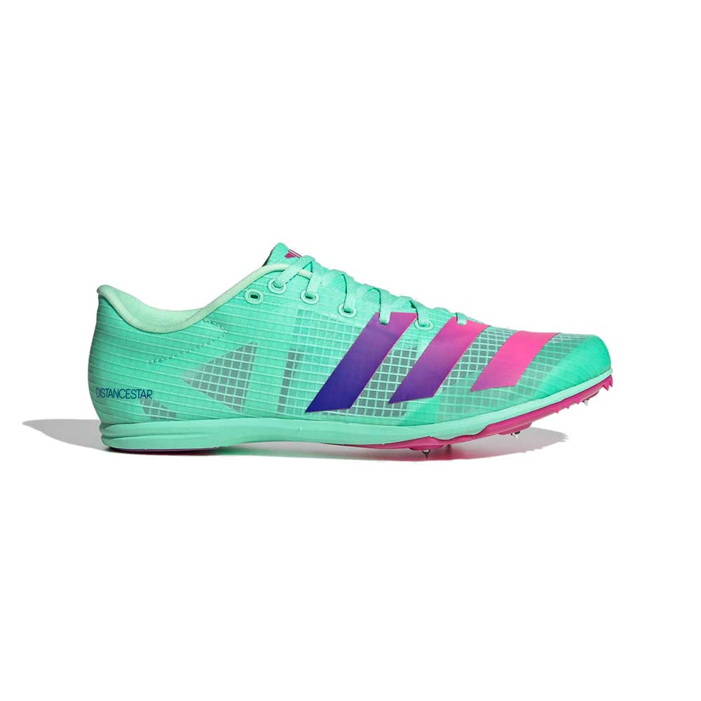 Men's Distancestar Spike - Ftwr White/Night Met./Core Black - Regular (D) Men's Distancestar Spike - Ftwr White/Night Met./Core Black - Regular (D)