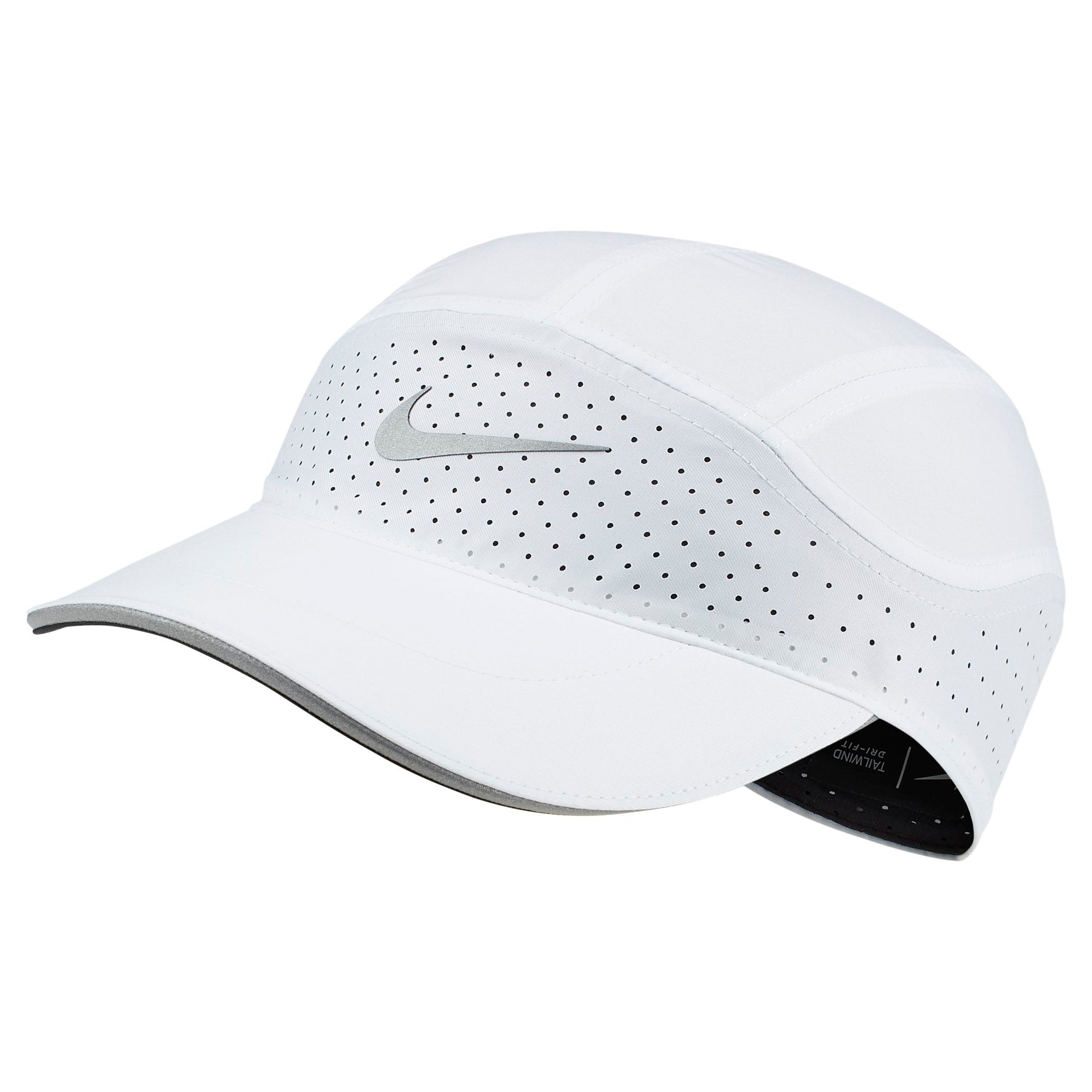 Nike Unisex Aerobill Tailwind Running Cap in White, Size: One Size | BV2204-100