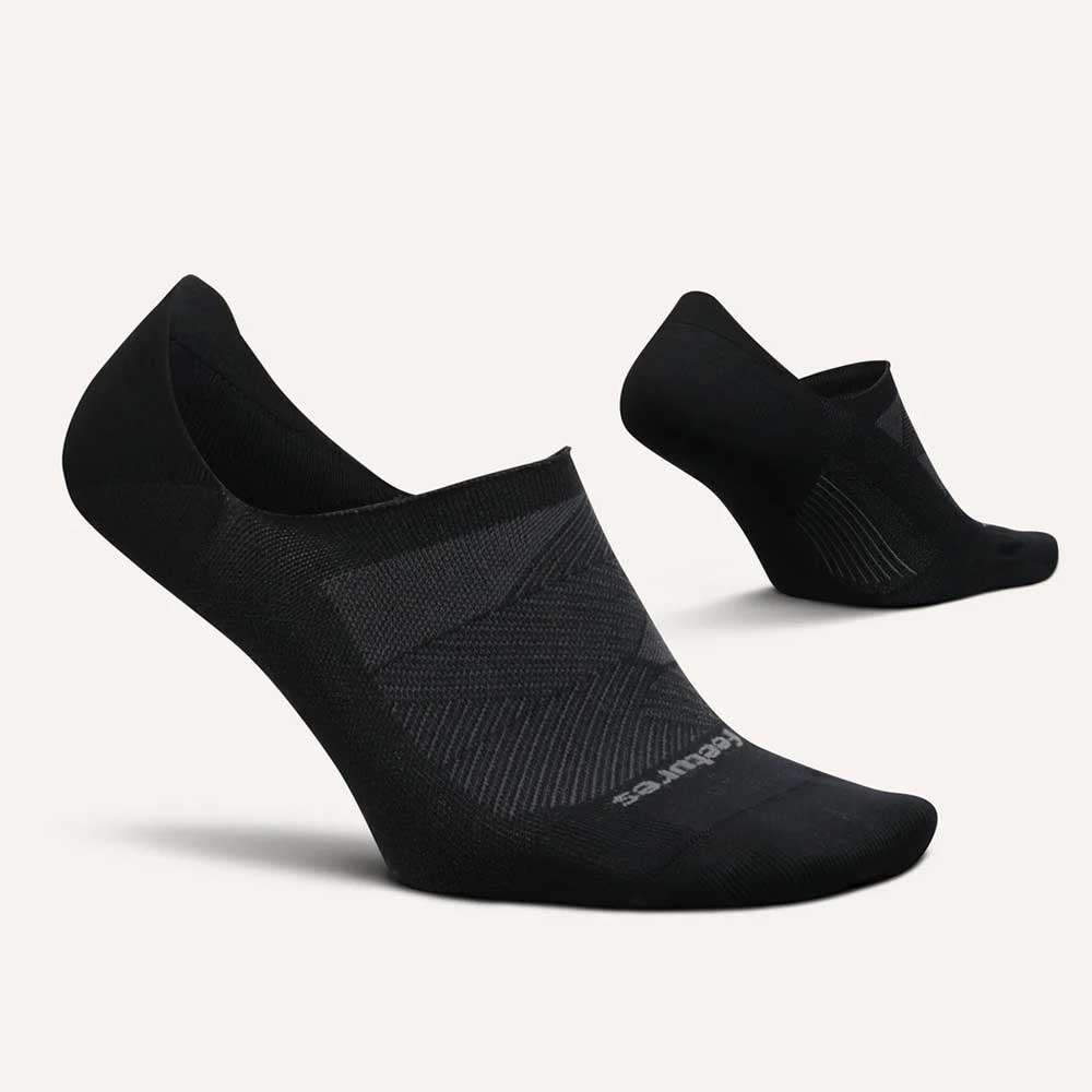 All Gender Elite Light Cushion Mini Crew Sock - Black