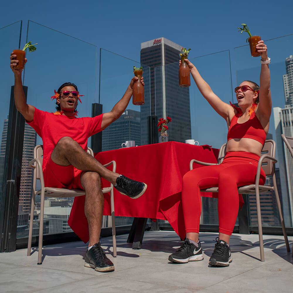 Phoenix at Bloody Mary Bar Sunglasses