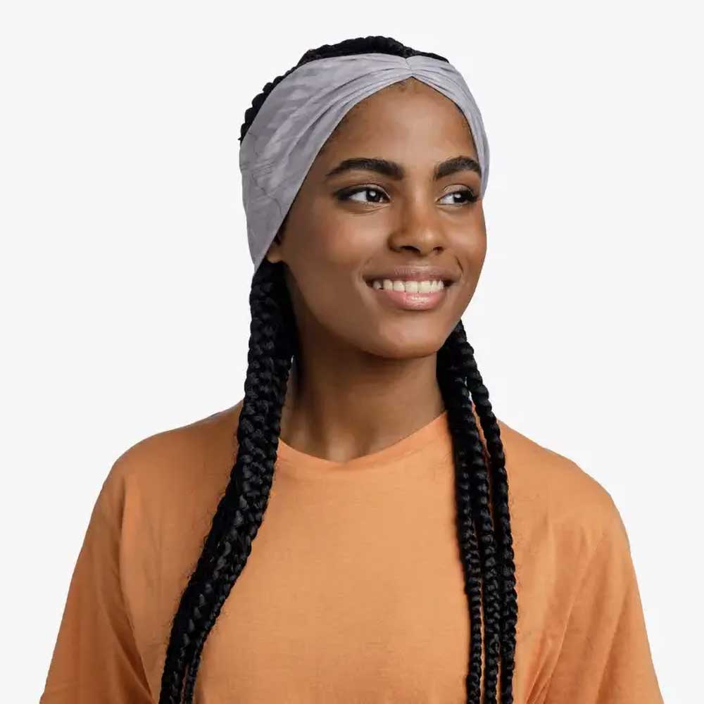 Unisex CoolNet® UV Ellipse Headband - Light Grey Jaru