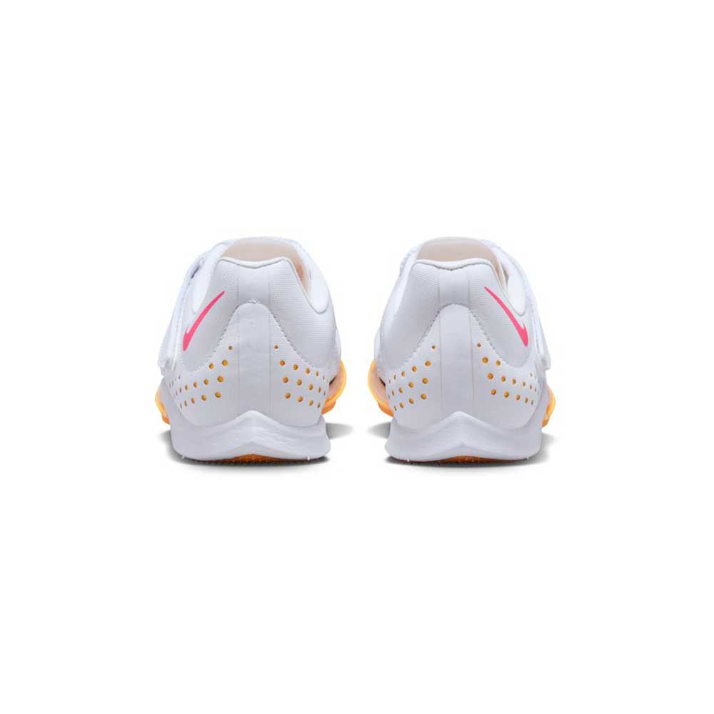 Unisex Nike Air Zoom Long Jump Elite Track Spike - White/Black/Laser Orange - Regular (D)