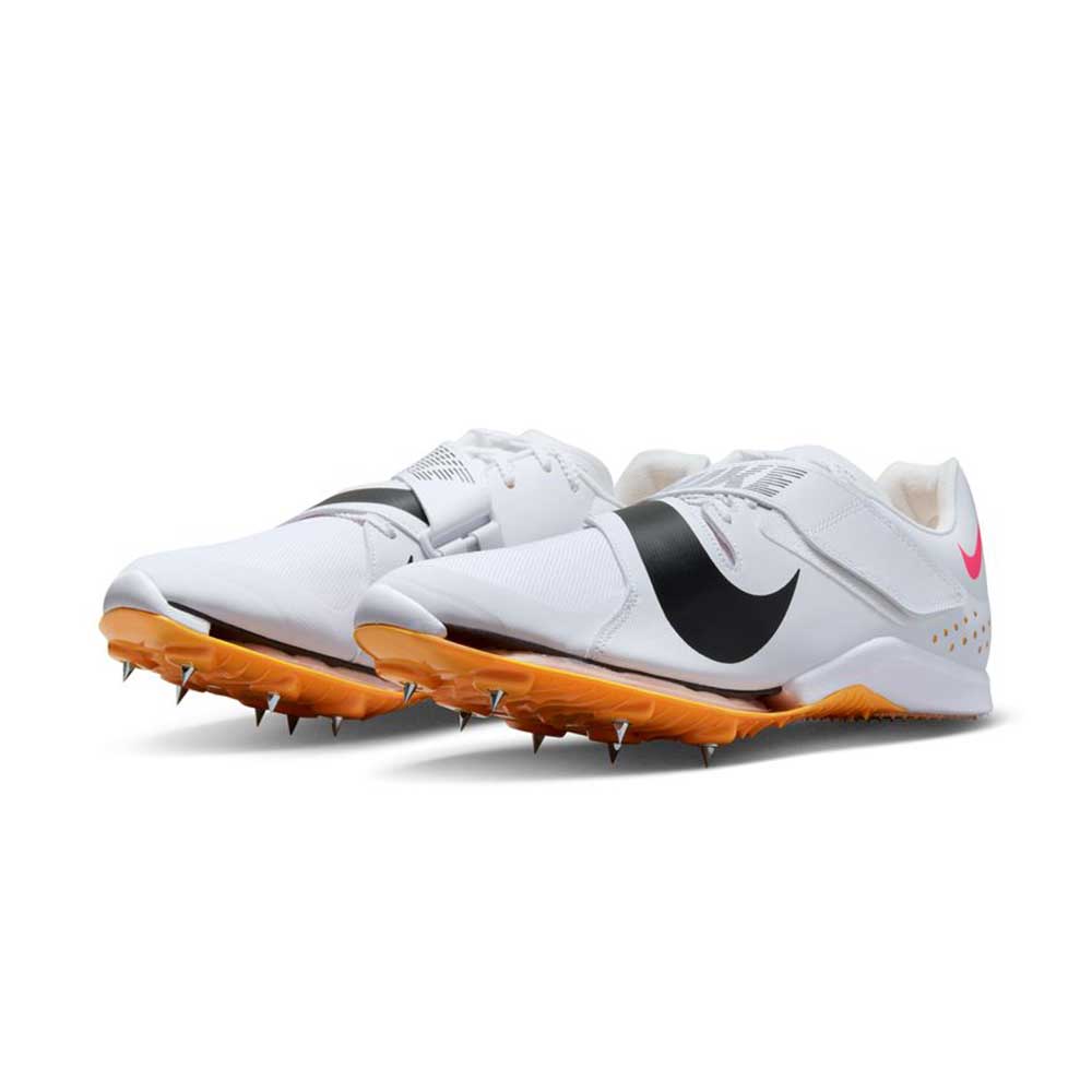 Unisex Nike Air Zoom Long Jump Elite Track Spike - White/Black/Laser Orange - Regular (D)