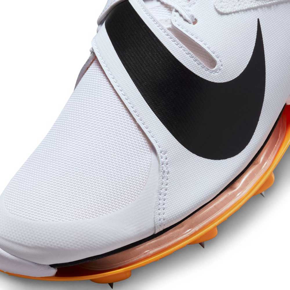 Unisex Nike Air Zoom Long Jump Elite Track Spike - White/Black/Laser Orange - Regular (D)