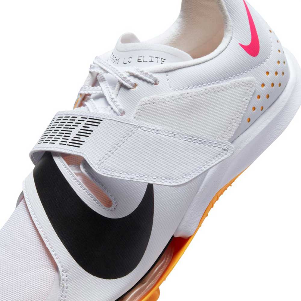 Unisex Nike Air Zoom Long Jump Elite Track Spike - White/Black/Laser Orange - Regular (D)