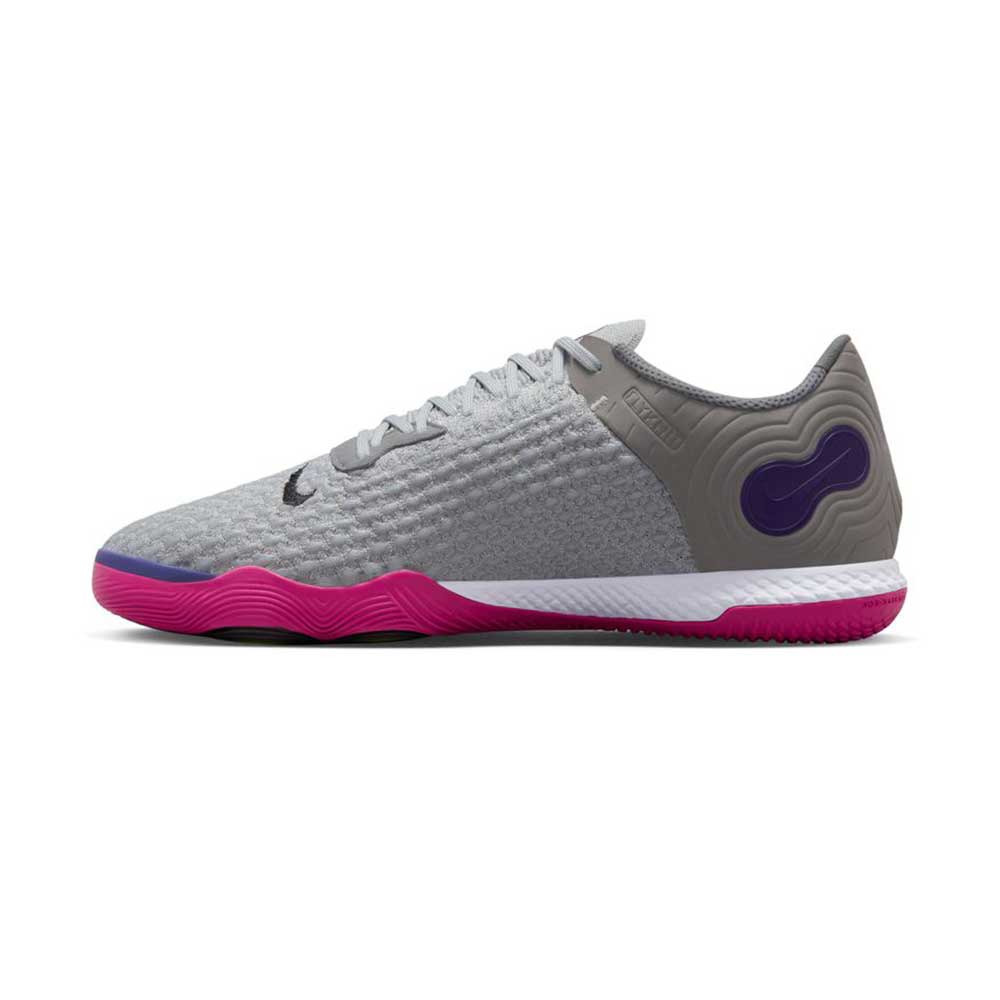 Unisex Nike React Gato IC Soccer Shoe- Lt Smoke Grey/Black