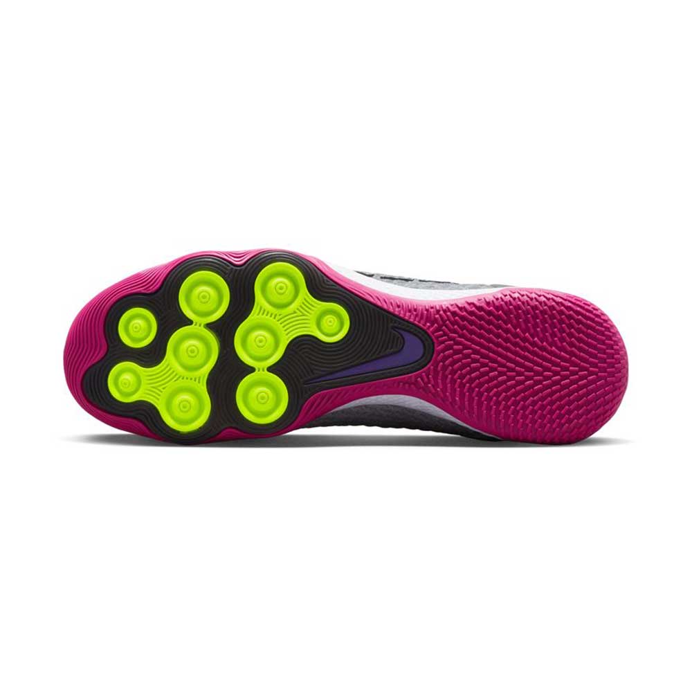 Unisex Nike React Gato IC Soccer Shoe- Lt Smoke Grey/Black