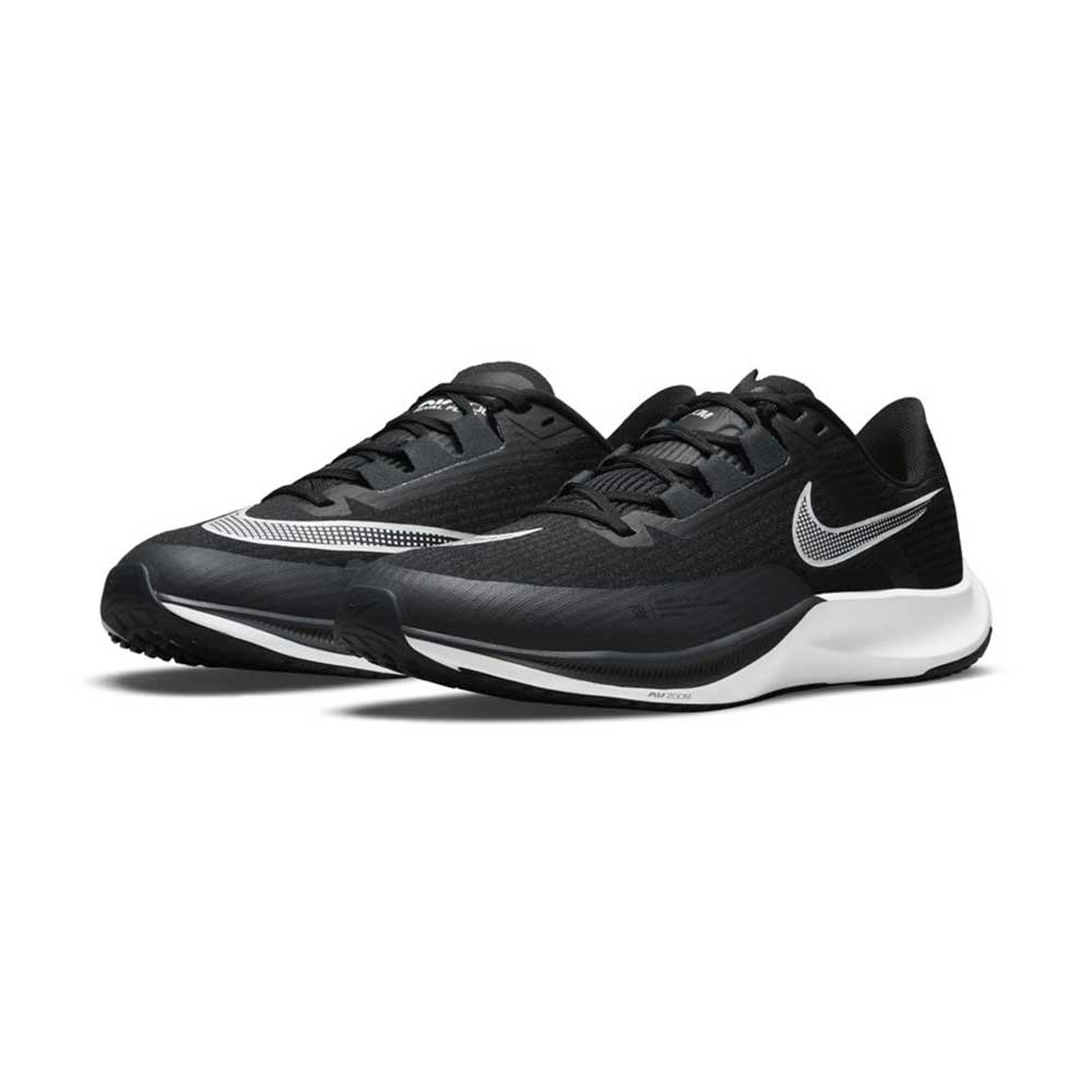 Men's Nike Rival Fly 3 Running Shoe - Black/White/Anthracite- Regular (D)