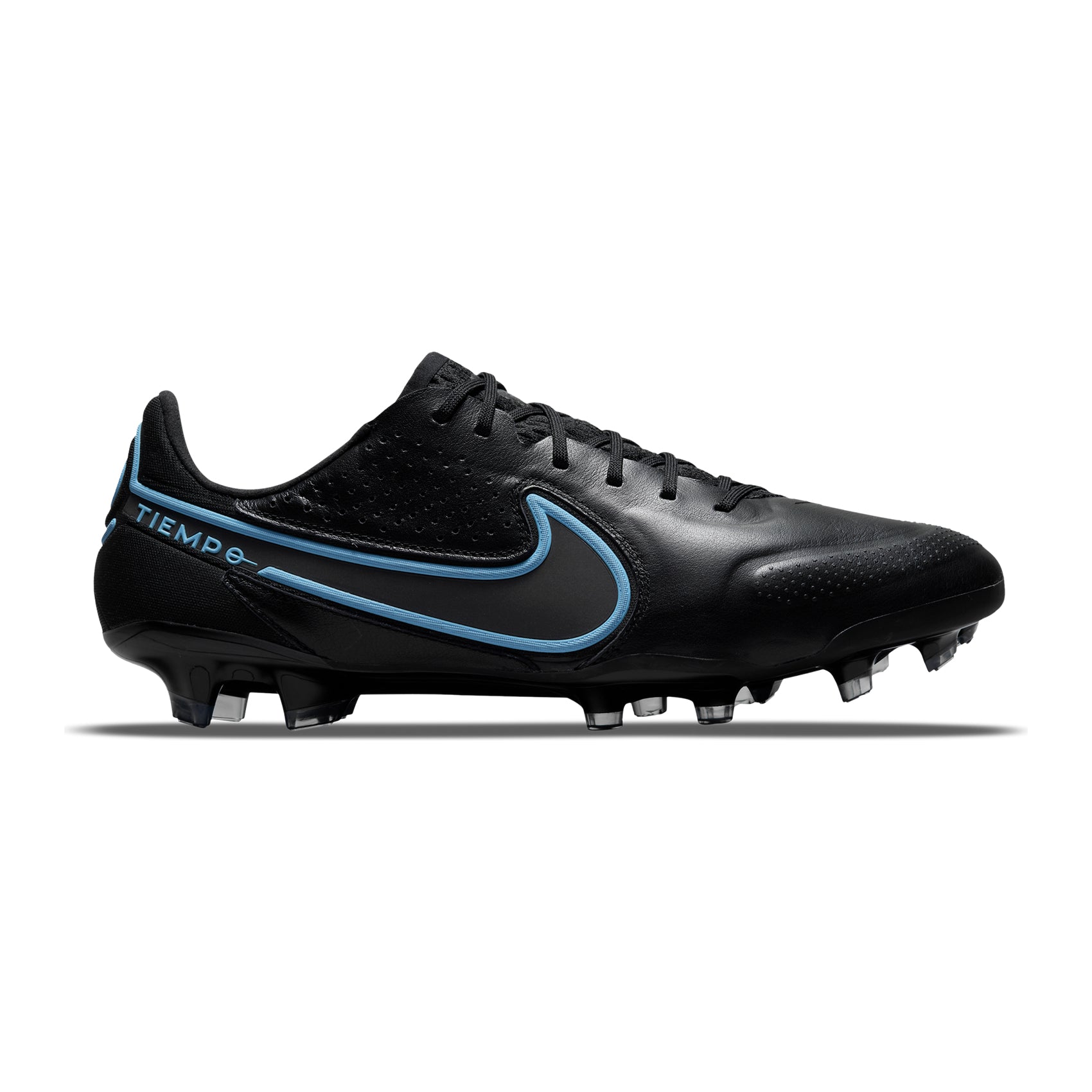Nike Tiempo Legend 9 Elite FG Firm Ground Soccer Cleat -  White/Black/Blue/Pink