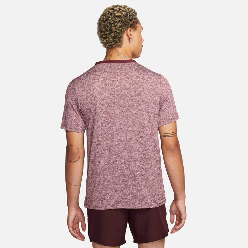Men's DriFit Rise 365 Short Sleeve - Dark Beetroot