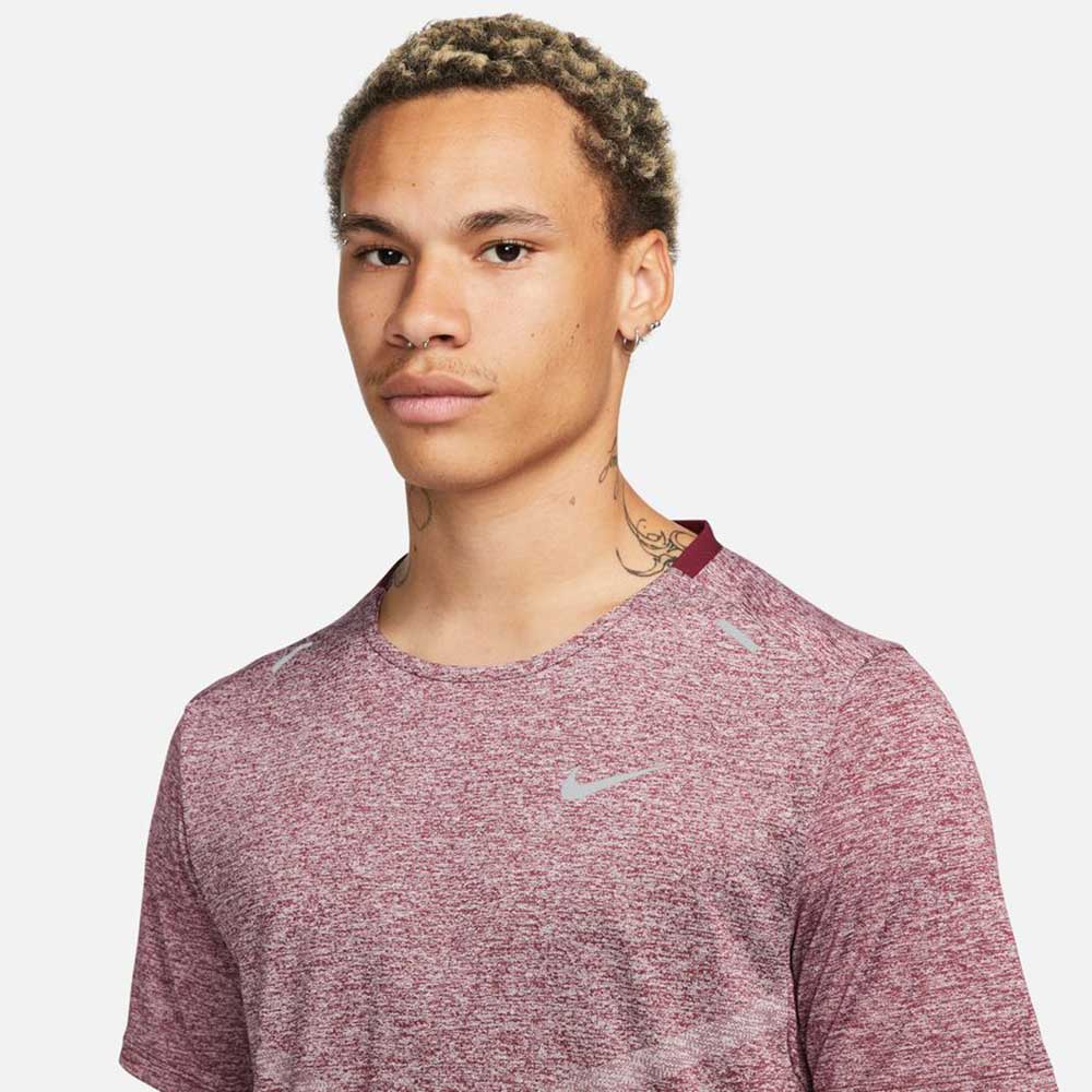 Men's DriFit Rise 365 Short Sleeve - Dark Beetroot