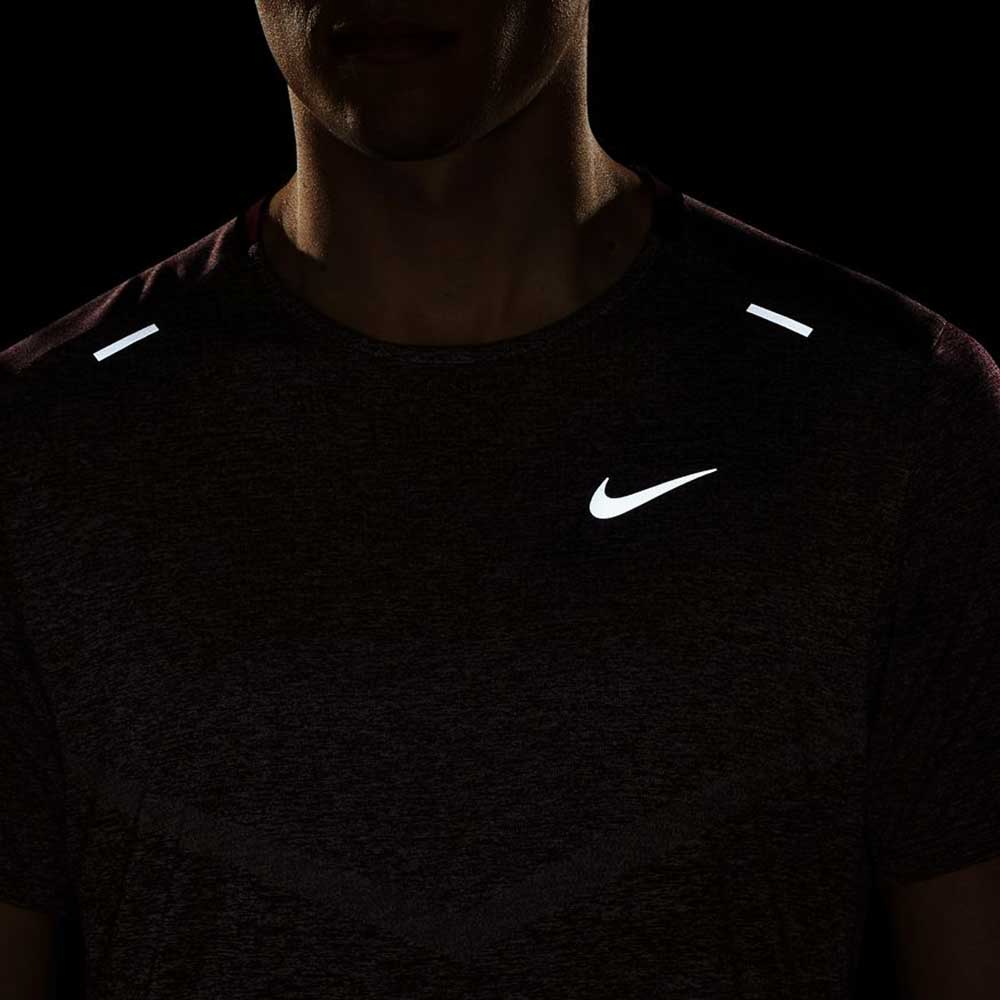 Men's DriFit Rise 365 Short Sleeve - Dark Beetroot