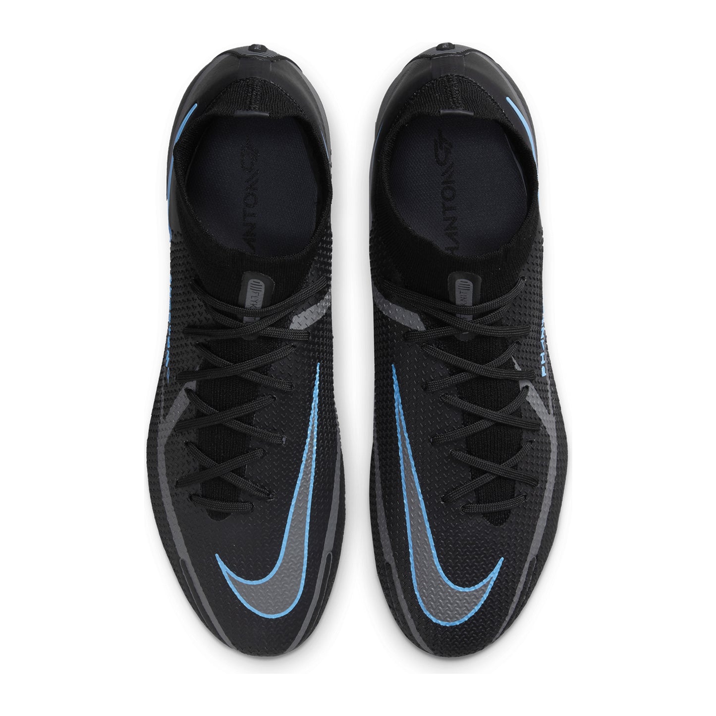 Unisex Phantom GT2 Elite FG Soccer Shoe - Black/Black/Iron Grey