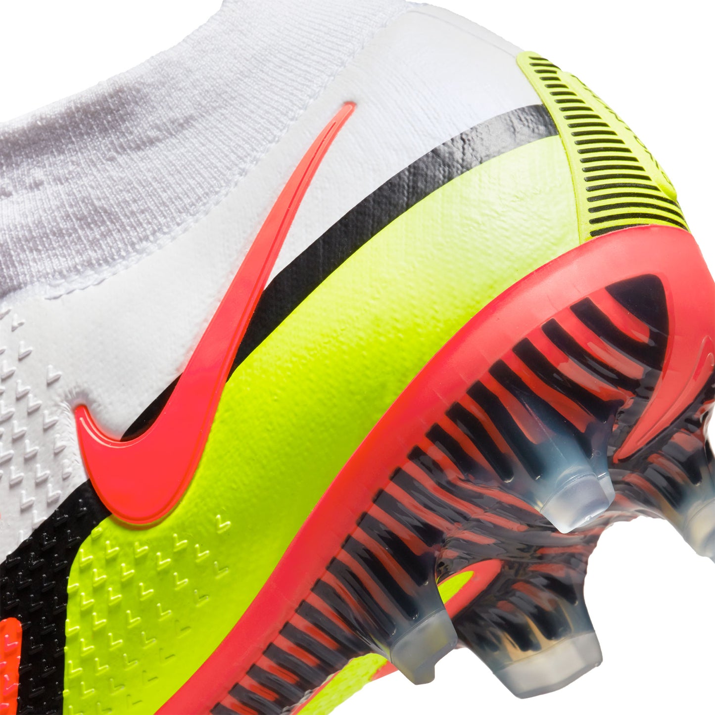 Unisex Phantom GT2 Elite Dynamic Fit FG Soccer Shoes - White/Bright Crimson/Volt - Regular (D)