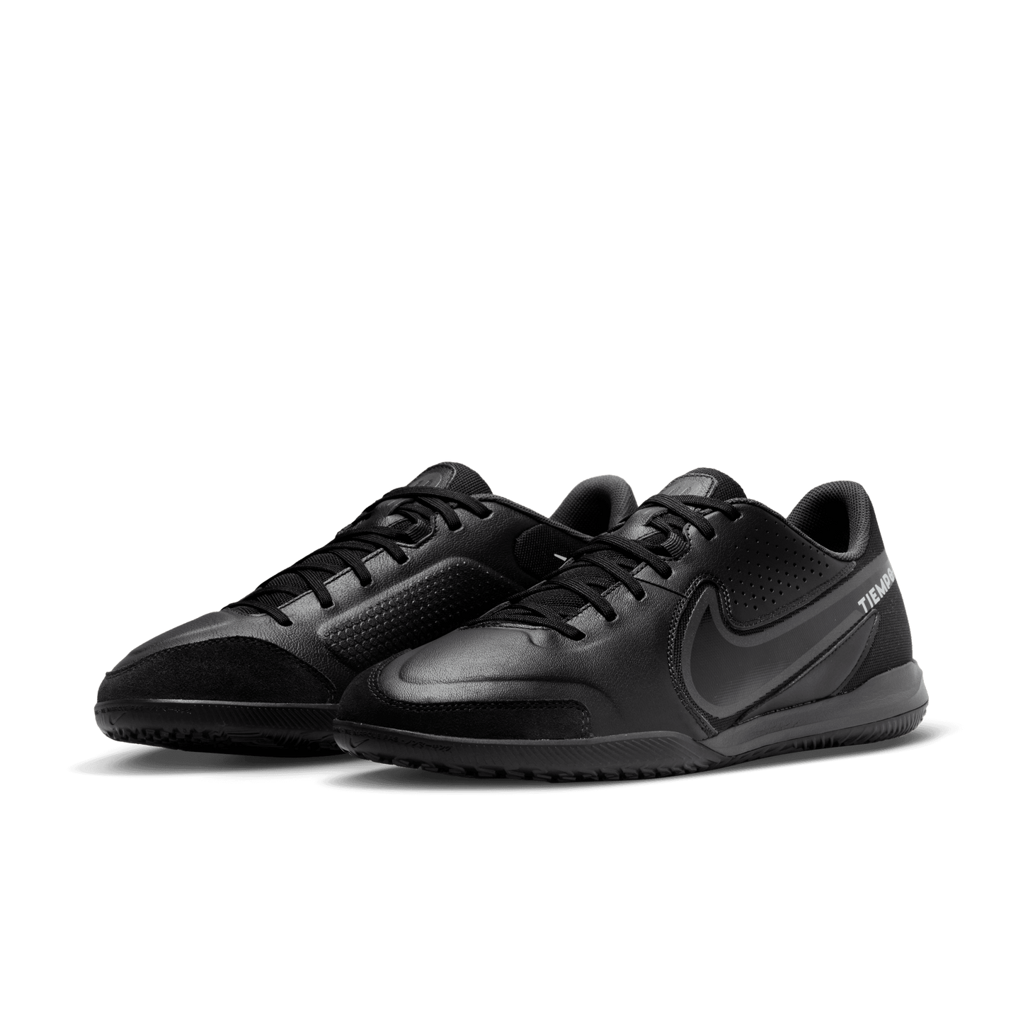 Unisex Tiempo Legend 9 Academy IC Soccer Shoe - Black/Dark Smoke - Regular (D)