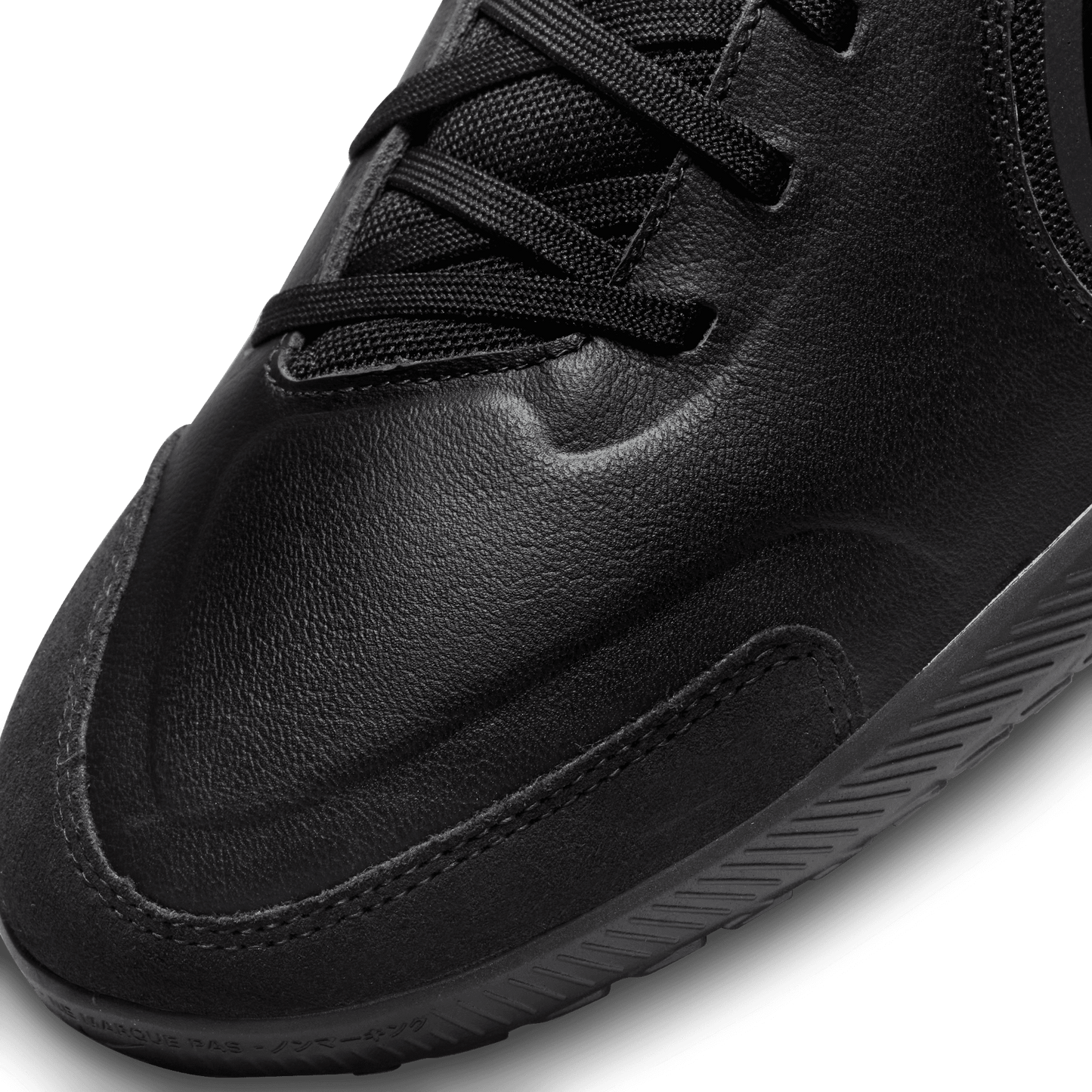 Unisex Tiempo Legend 9 Academy IC Soccer Shoe - Black/Dark Smoke - Regular (D)
