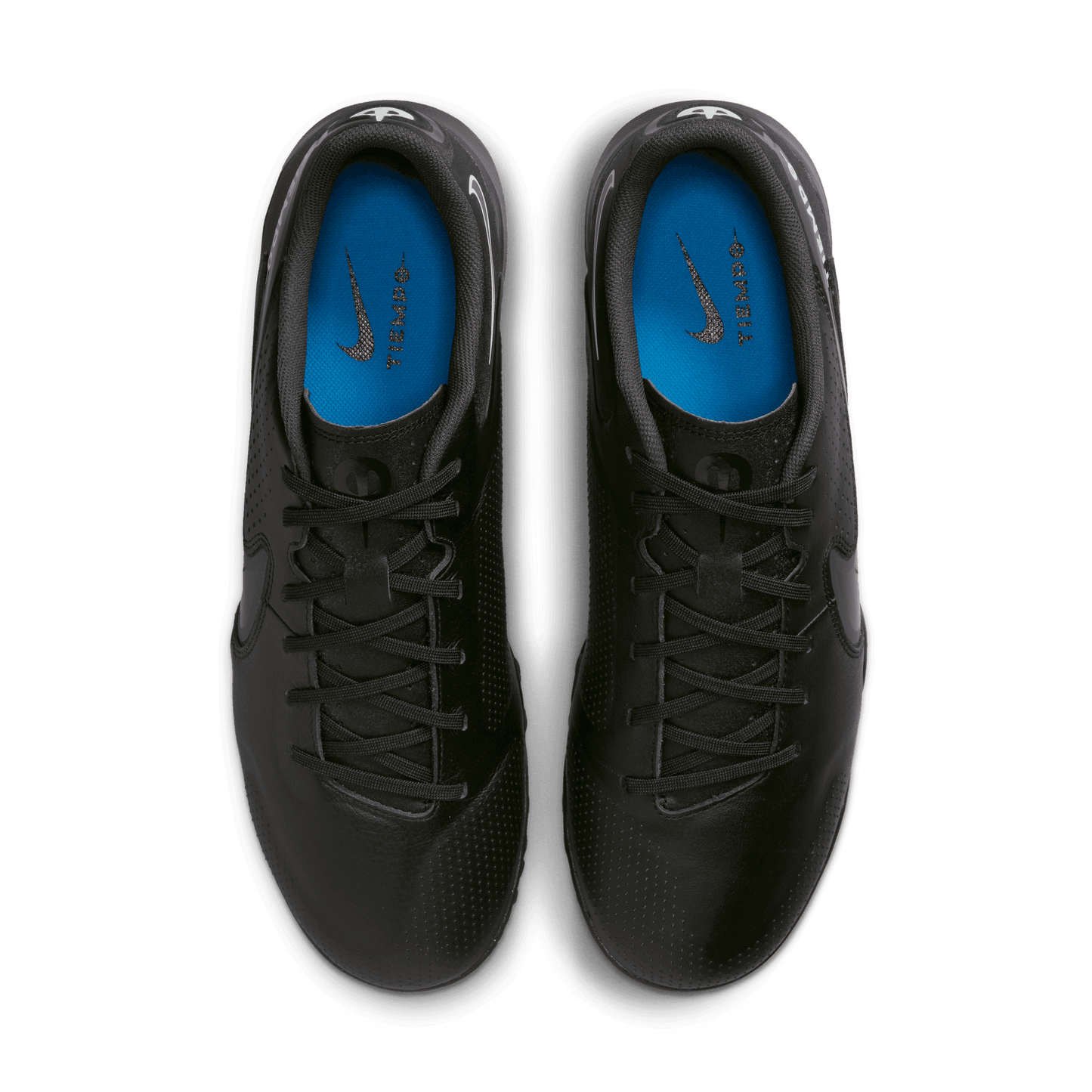 Unisex Tiempo Legend 9 Academy TF Soccer Shoe - Black/Dark Smoke - Regular (D)