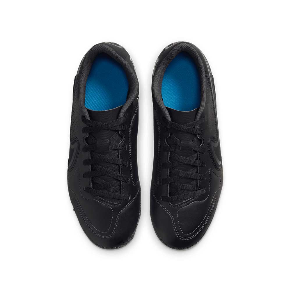 Youth Nike Jr. Tiempo Legend 9 Club MG Soccer Shoe -Black/White