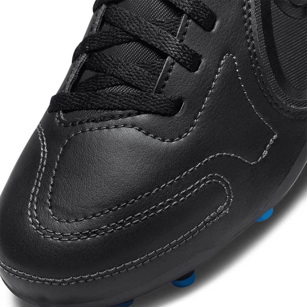 Youth Nike Jr. Tiempo Legend 9 Club MG Soccer Shoe -Black/White
