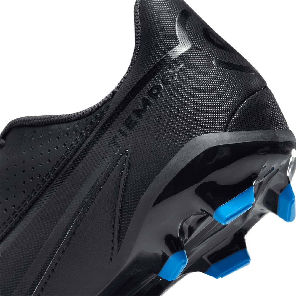 Youth Nike Jr. Tiempo Legend 9 Club MG Soccer Shoe -Black/White