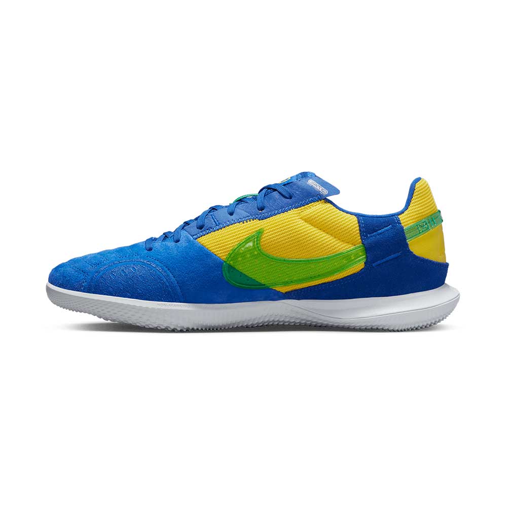 Unisex Nike Streetgato IC Soccer Shoe - Game Royal/Stadium Green/Yellow Strike
