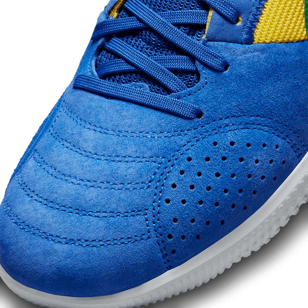 Unisex Nike Streetgato IC Soccer Shoe - Game Royal/Stadium Green/Yellow Strike