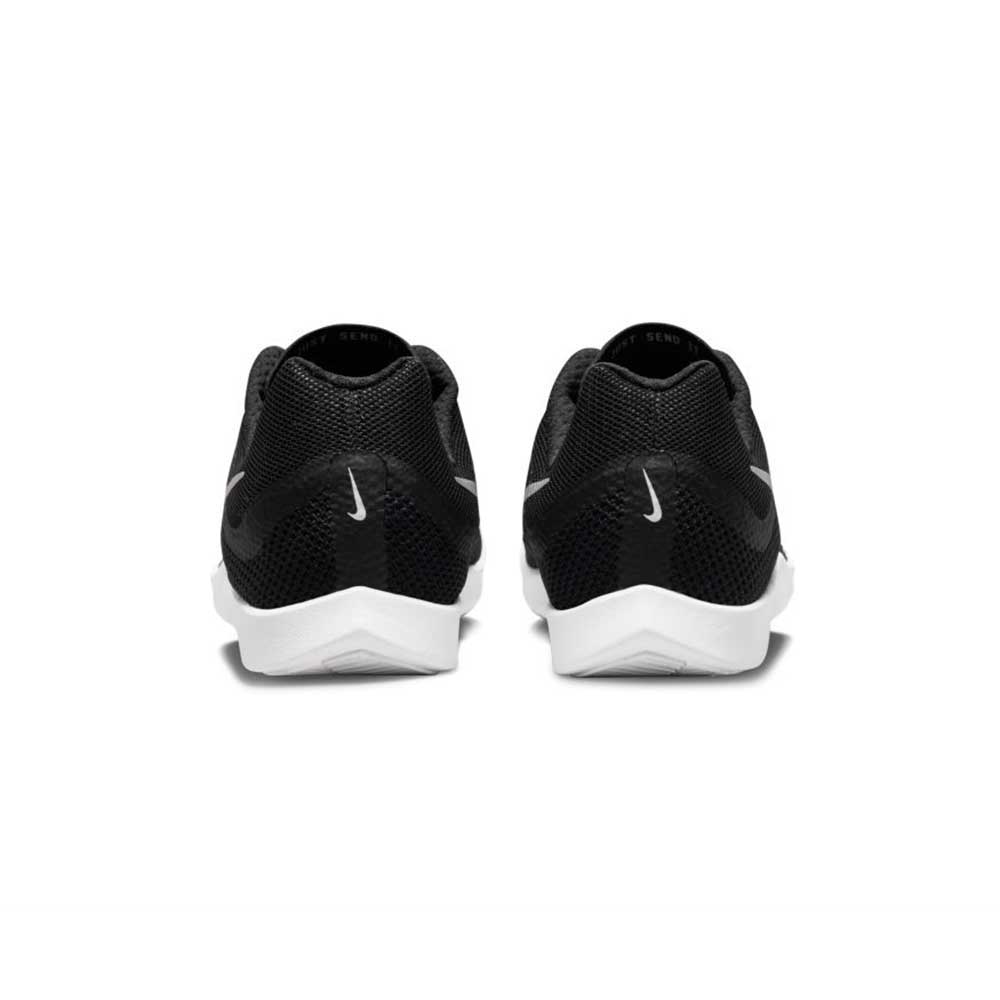 All Gender Nike Zoom Rival Distance Spikes - Black/Metallic Silver/Lt Smoke - Regular (D)