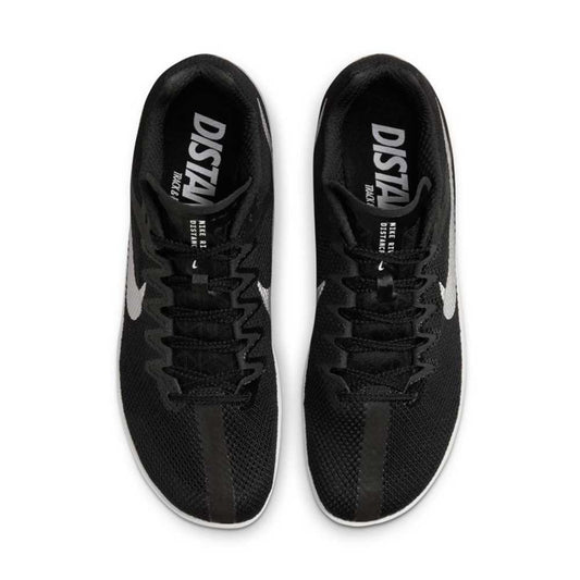 All Gender Nike Zoom Rival Distance Spikes - Black/Metallic Silver/Lt Smoke - Regular (D)