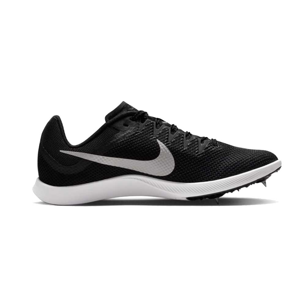 Unisex Nike Zoom Rival Distance Spikes - Black/Metallic Silver/Lt Smoke - Regular (D)