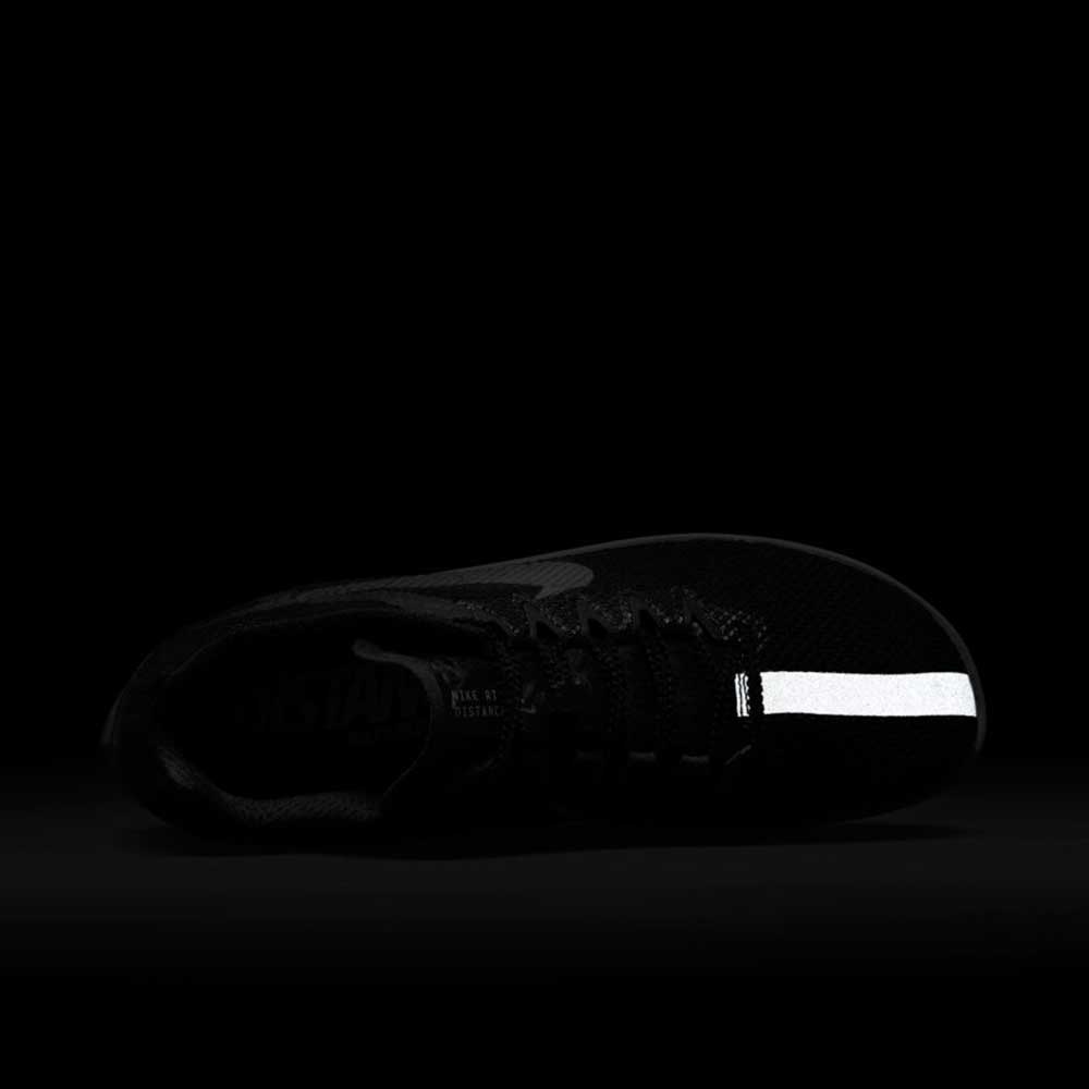 All Gender Nike Zoom Rival Distance Spikes - Black/Metallic Silver/Lt Smoke - Regular (D)