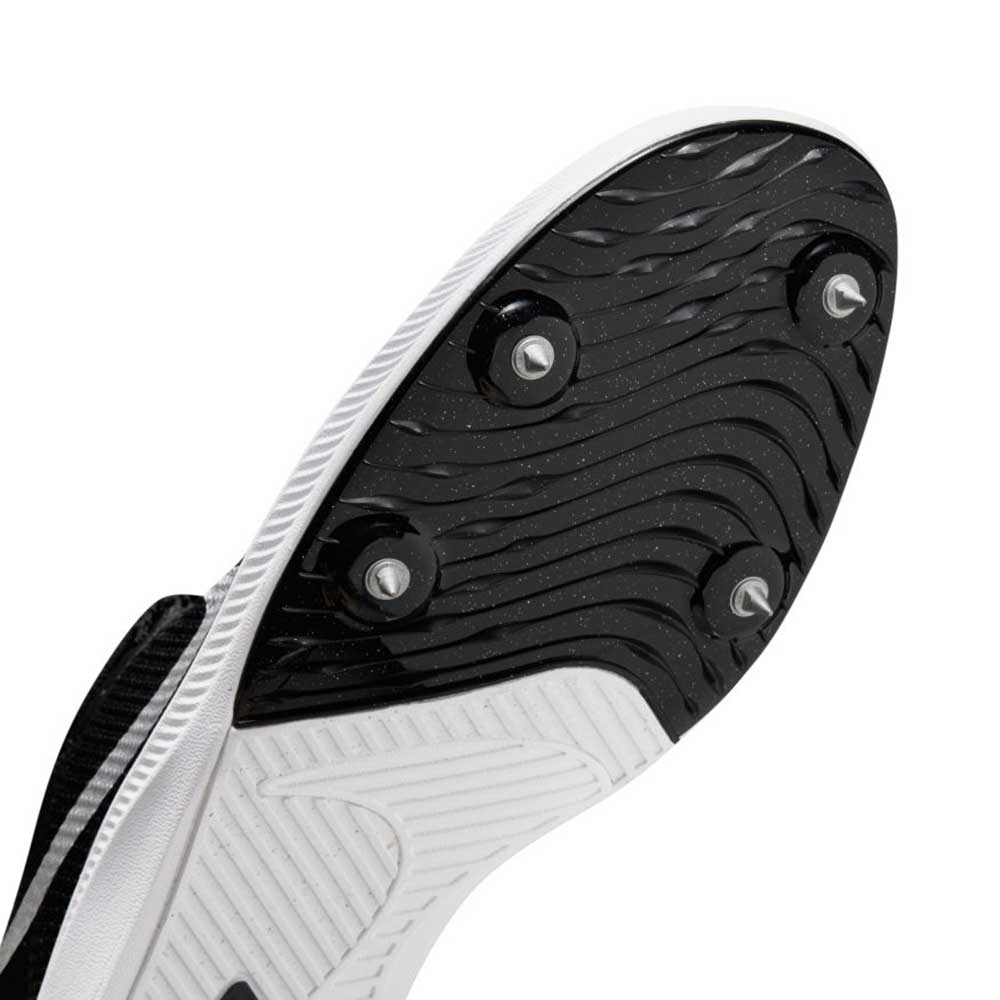All Gender Nike Zoom Rival Distance Spikes - Black/Metallic Silver/Lt Smoke - Regular (D)
