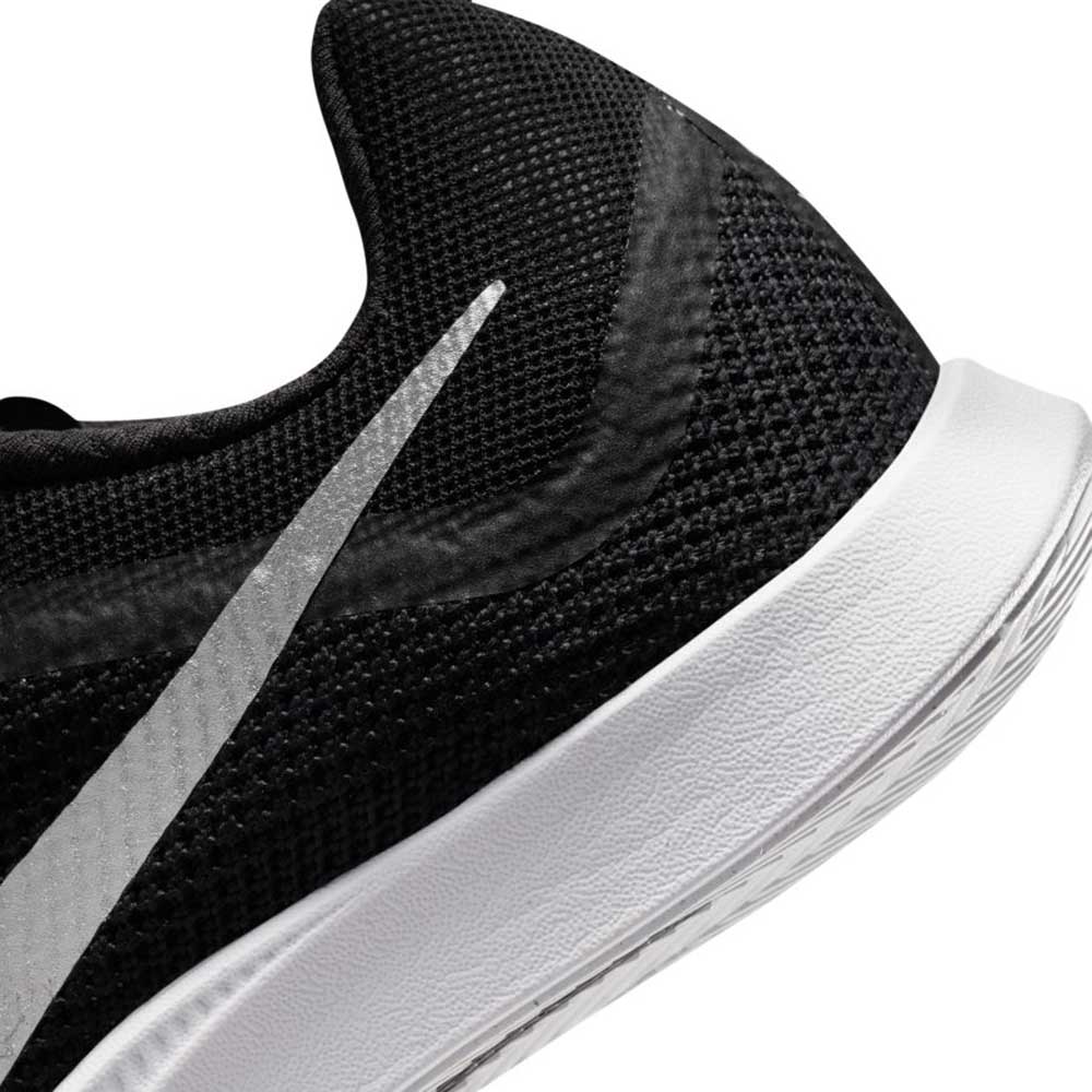 Unisex Nike Zoom Rival Distance Spikes - Black/Metallic Silver/Lt Smoke - Regular (D)