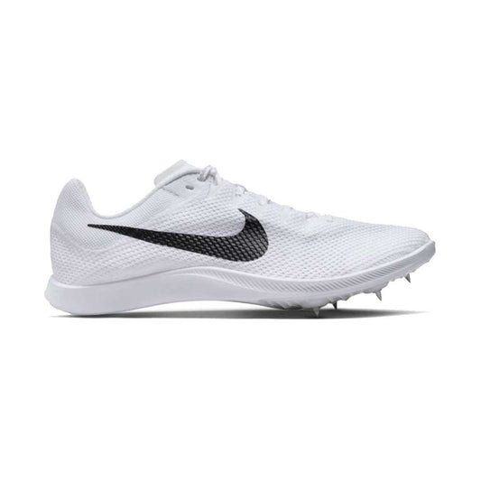 Unisex Nike Zoom Rival Distance Spikes - White/Black/Metallic Silver - Regular (D)
