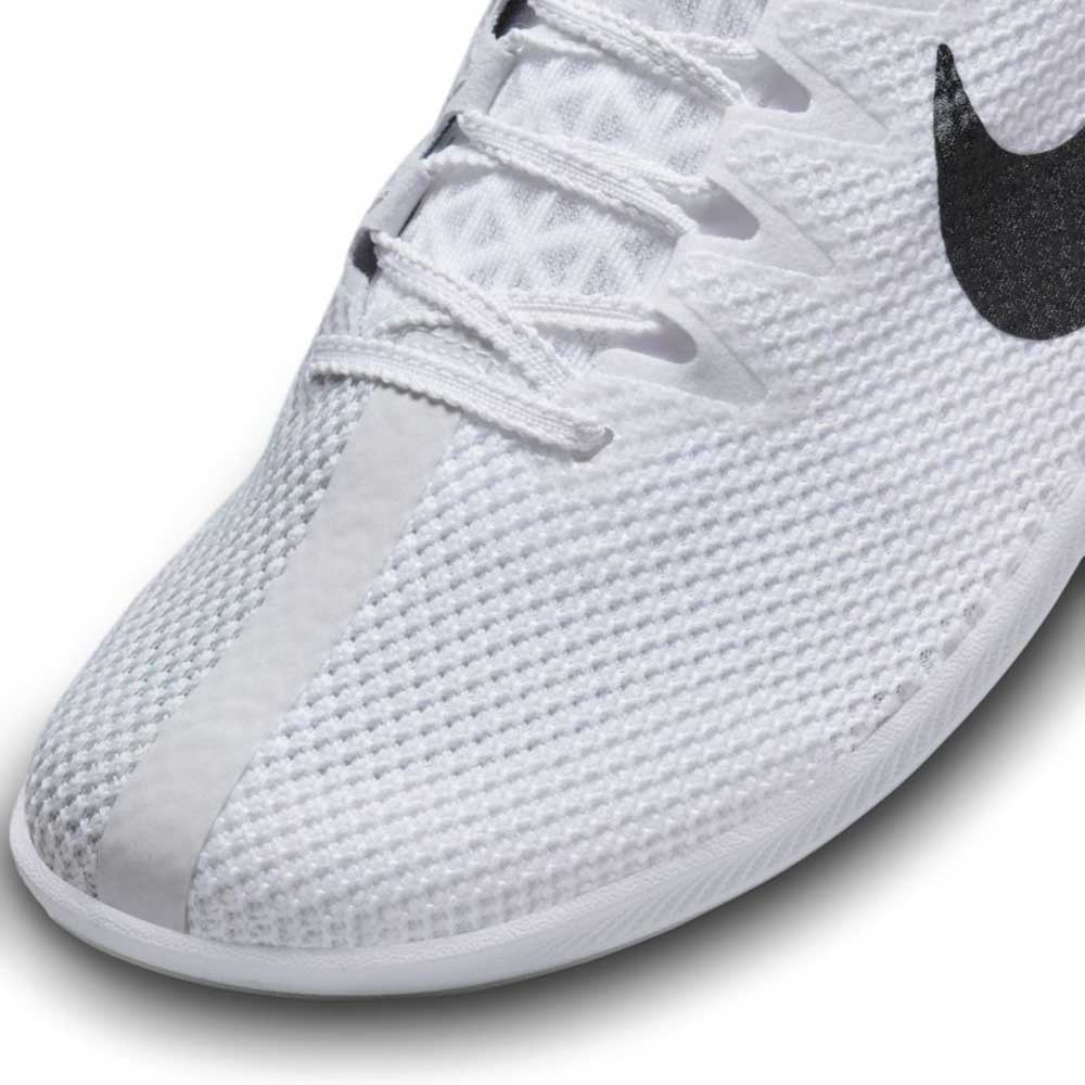 Unisex Nike Zoom Rival Distance Spikes - White/Black/Metallic Silver - Regular (D)