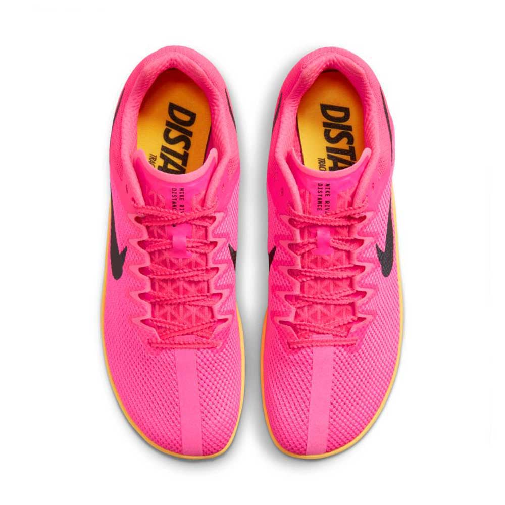 Unisex Nike Zoom Rival Distance Spikes - Hyper Pink/Black/Laser Orange - Regular (D)