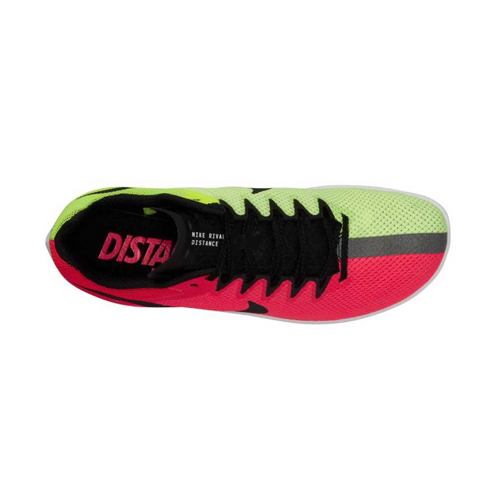 Unisex Nike Zoom Rival Distance Spikes - Bright Crimson/Black/Volt - Regular (D)