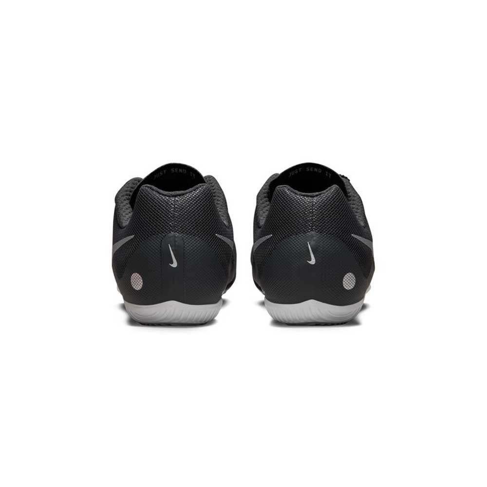 All Gender Nike Zoom Rival Multi Spike - Black/Metallic Silver/Lt Smoke Grey - Regular (D)