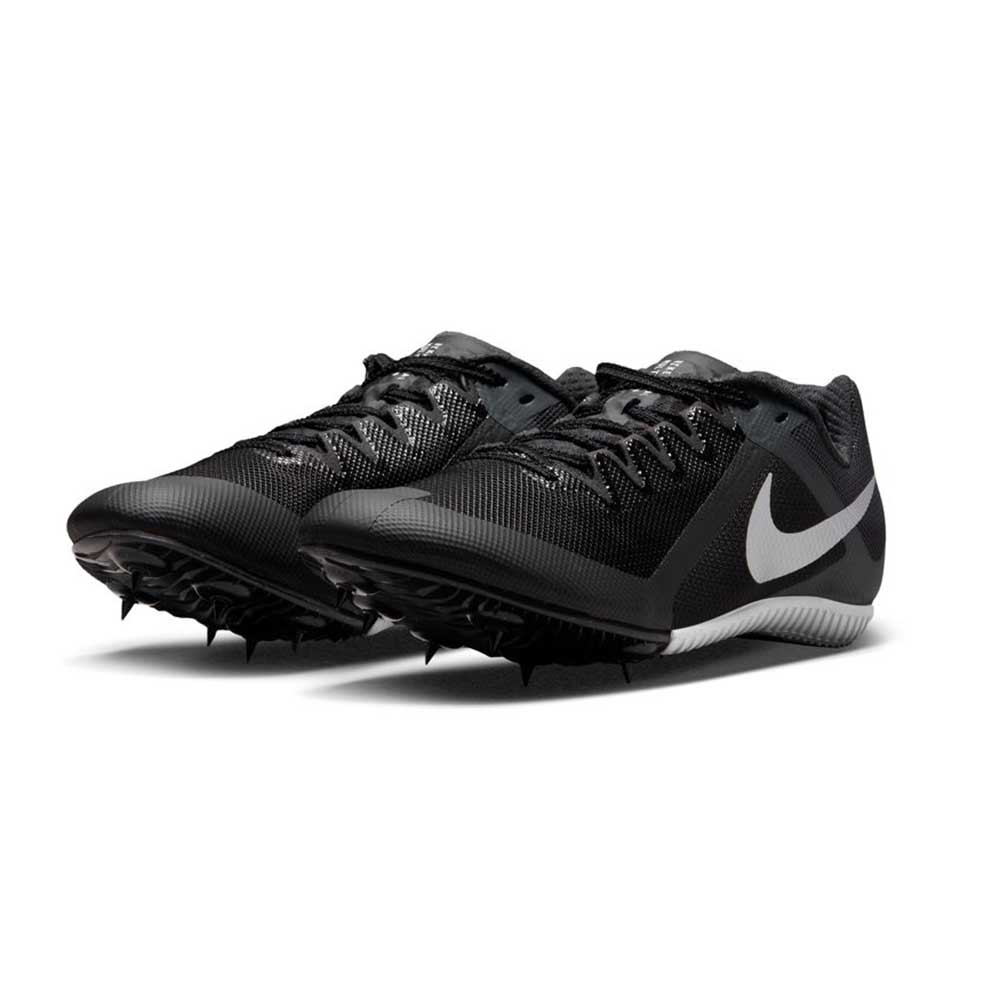 All Gender Nike Zoom Rival Multi Spike - Black/Metallic Silver/Lt Smoke Grey - Regular (D)