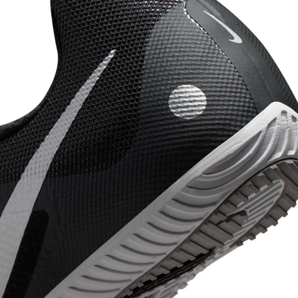 All Gender Nike Zoom Rival Multi Spike - Black/Metallic Silver/Lt Smoke Grey - Regular (D)