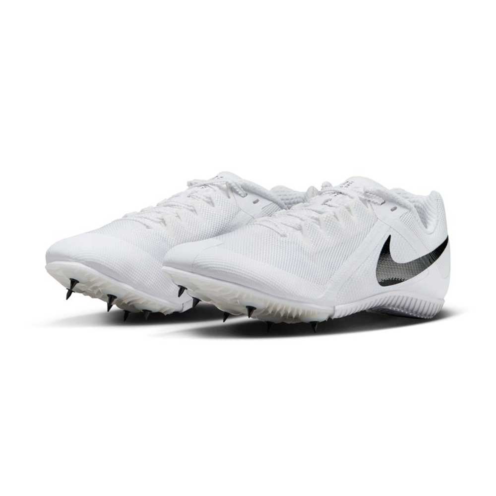 Unisex Nike Zoom Rival Multi Spike - White/Black/Metallic Silver - Regular (D)