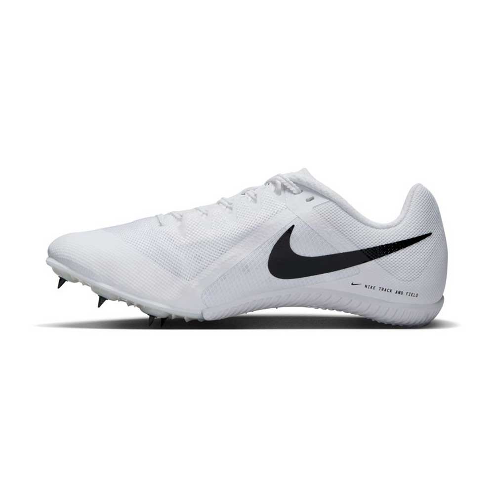 All Gender Nike Zoom Rival Multi Spike - White/Black/Metallic Silver - Regular (D)